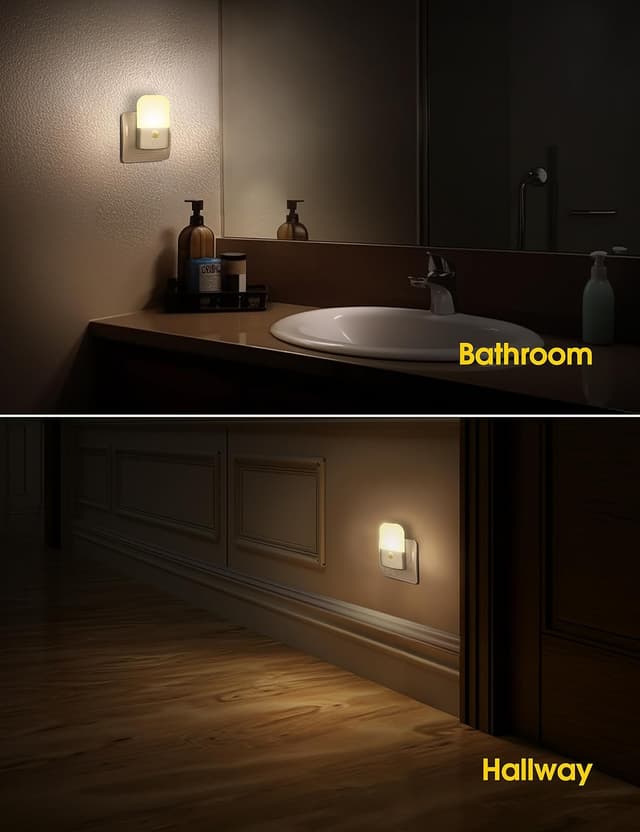 Detalle 2 de Emeritpro Nachtlicht Steckdose 5 Stufen 2er