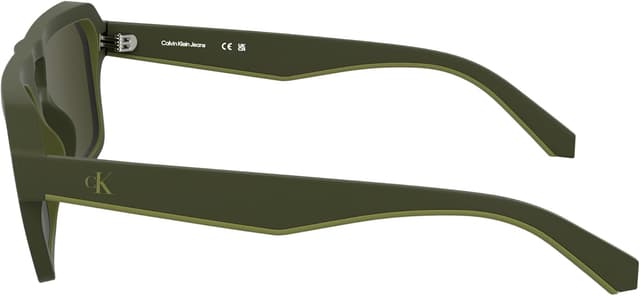 Detalle de Lunettes Calvin Klein Jeans modèle C en monture double pont matte khaki (RXable)