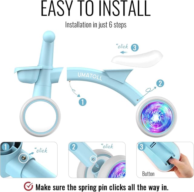 Detalle 2 de Umatoll Balance Bike 12-24 Months