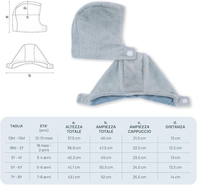 Detalle 2 de Chicco cappello invernale reversibile in ciniglia