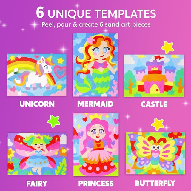 Thumbnail 1 de Klever Kits Sandbilder Kinder – Sandmalerei mit leuchtenden Farben und Bögen für Kinder ab 5