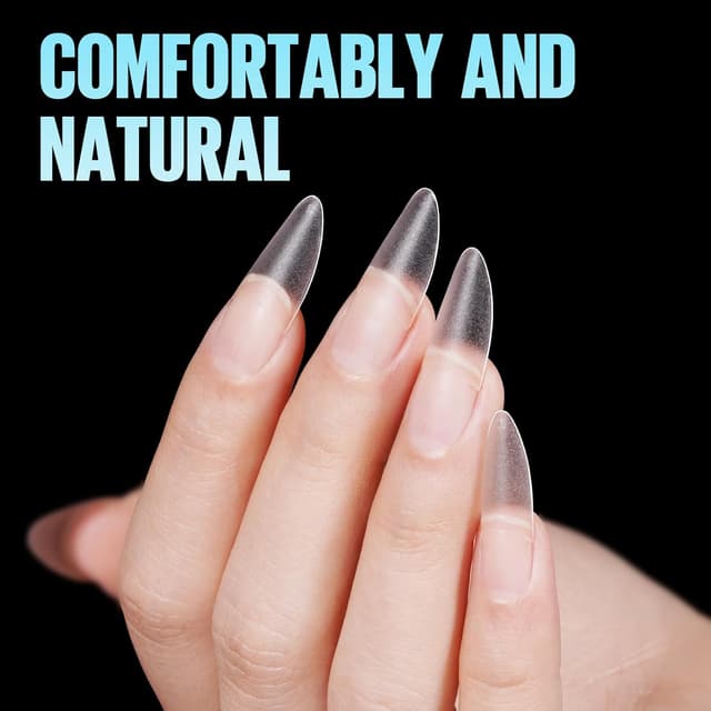 Detalle 2 de TOMICCA 504 Nagel-Tips für Acryl-Optik