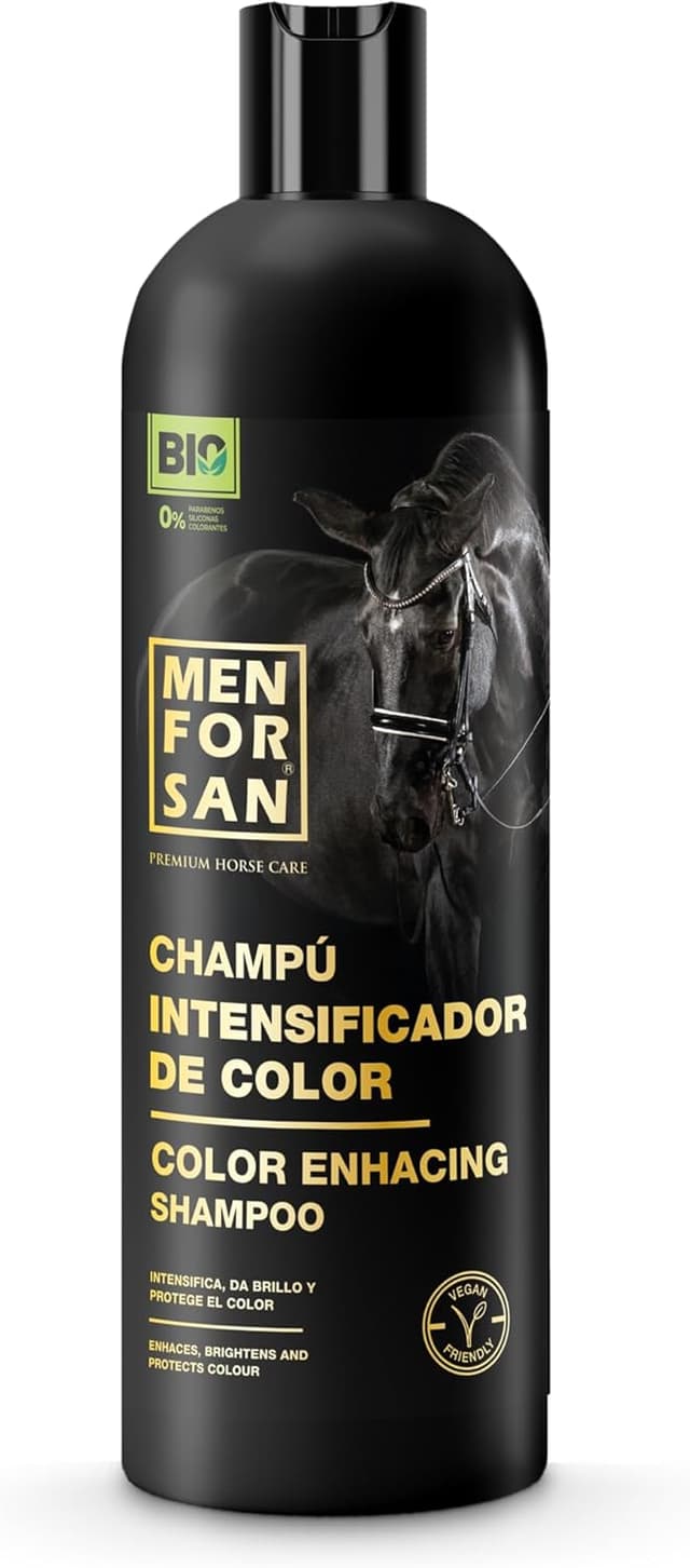 Detalle de MENFORSAN Champú color para Caballos 1L