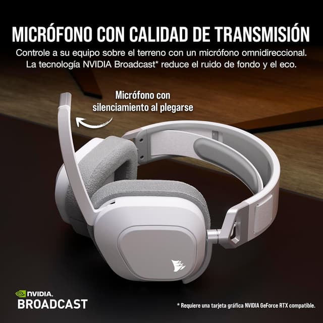 Thumbnail 5 de Corsair HS80 MAX Wireless: Auriculares Gaming Multiplataforma