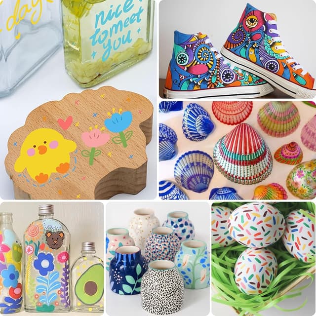 Thumbnail 5 de Crayons acryliques 36 couleurs résistants à l eau