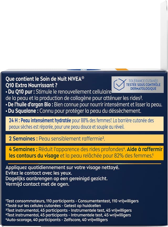 Detalle de NIVEA Q10 Power crema nocturna nutritiva 50 ml