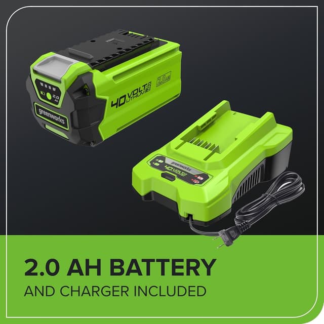 Thumbnail 6 de Greenworks G40LM35K2 35cm cordless lawnmower for 200 m² 🌿🚜