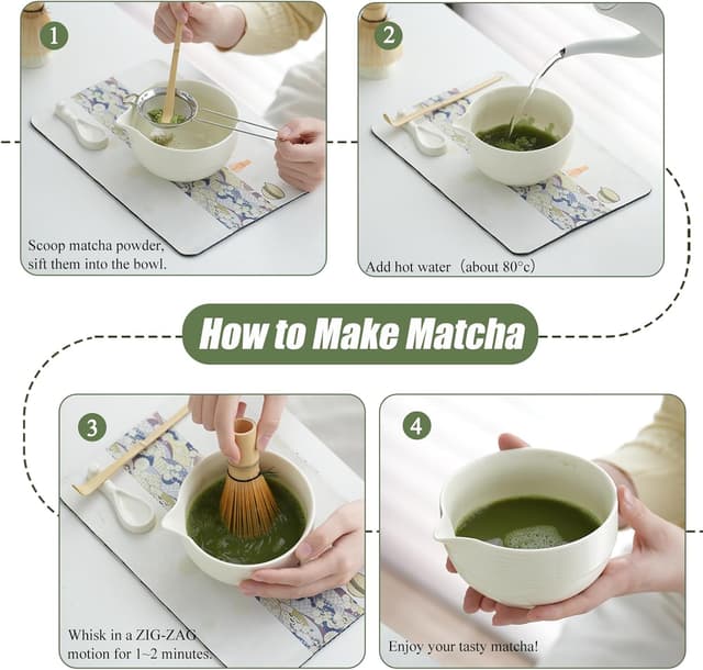 Thumbnail 4 de Clay&Fire Matcha Whisk Set 9-Piece Kit