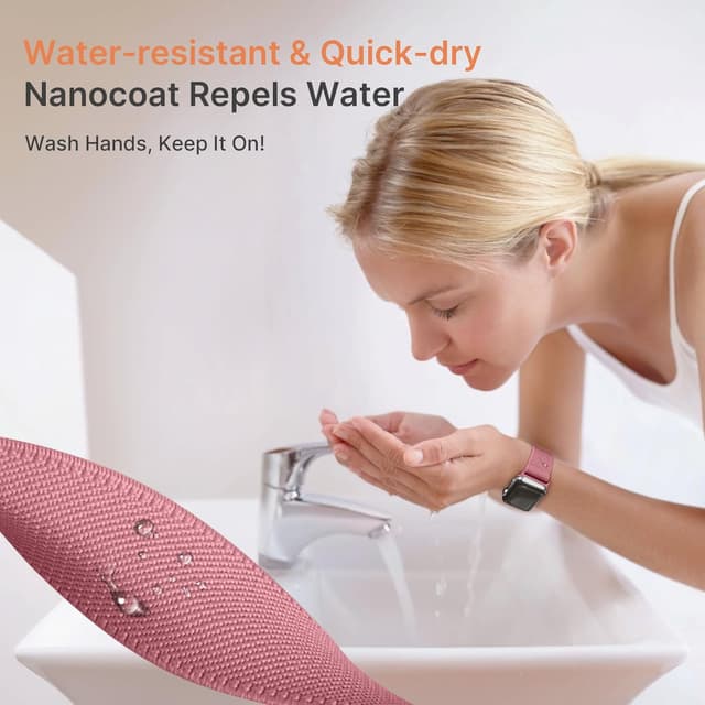 Detalle 2 de Fullmosa nylon Apple Watch strap 4 pack