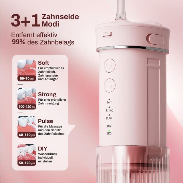 Thumbnail 1 de JTF Idropulsore Dentale Mini portatile 230 ml, 4 modalità