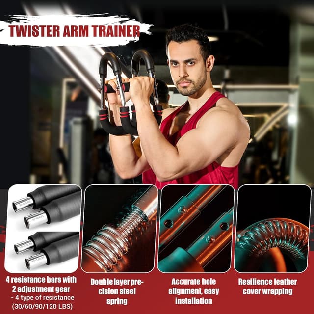 Detalle 2 de nooncrazy Twister Arm Trainer 30-120lbs