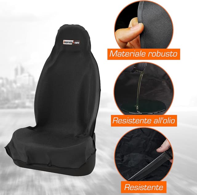 Thumbnail 2 de Upgrade4cars Coprisedile Universale Impermeabile 2 pezzi