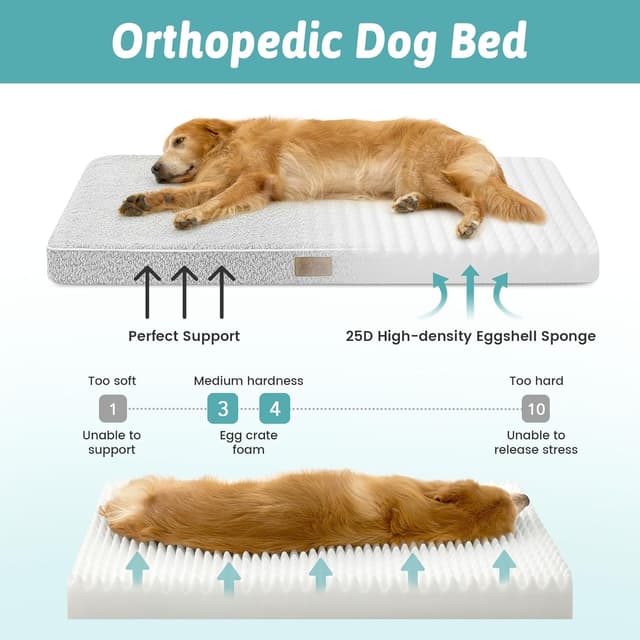 Detalle 2 de COZY KISS Orthopädisches Hundebett XXL 137x111 cm