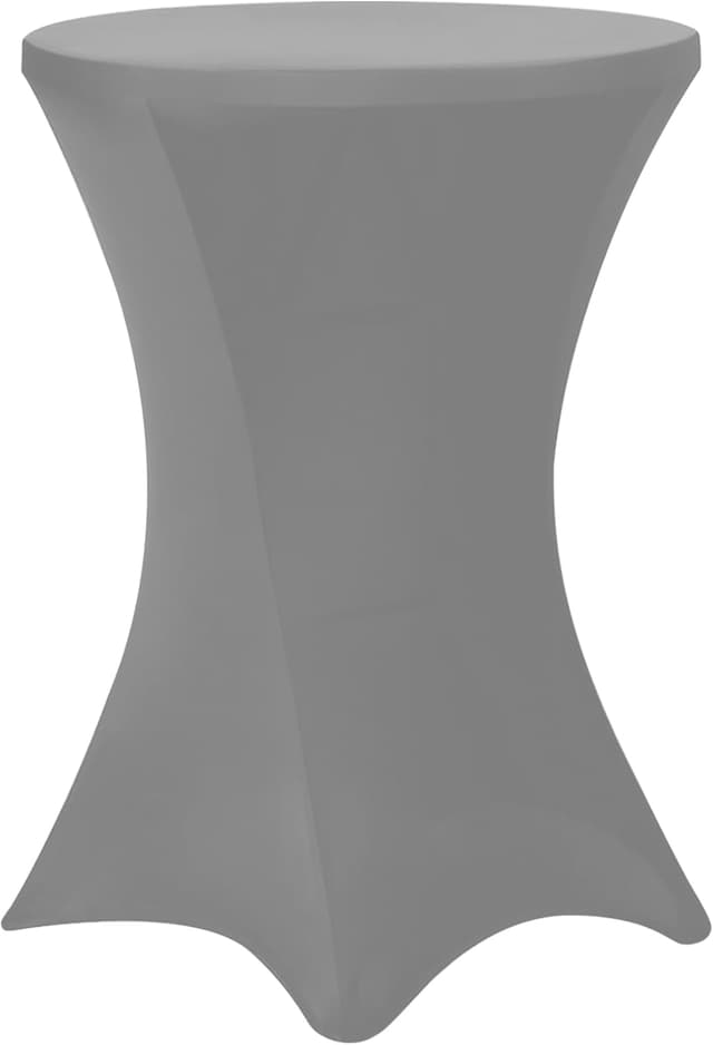 Thumbnail 6 de SUKAIKEQA dehnbare elastische Tischdecke für runde Tische (70 × 75 cm, weiß)