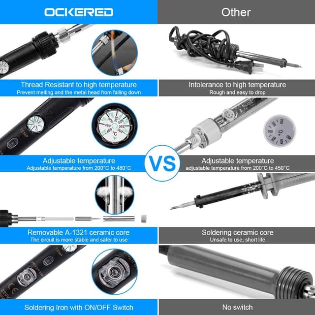 Detalle de Set saldatore 60 W 18 in 1 🛠