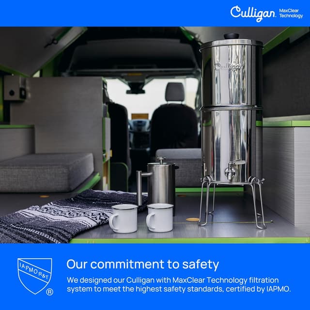 Detalle 1 de Culligan MaxClear 7” Gravity Water Filter Replacement (2-Pack) for ProOne & Berkey Systems