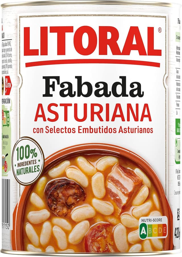 Thumbnail 5 de LITORAL Fabada Asturiana Sin Gluten 🍲 Pack 6x420 g