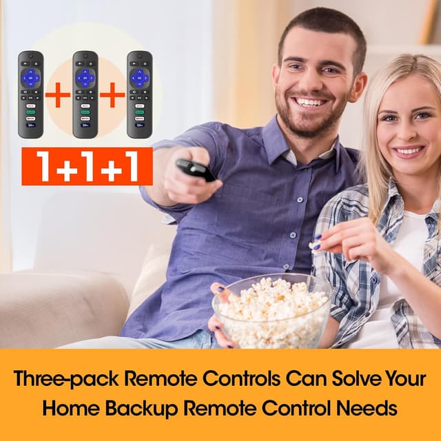 Thumbnail 6 de Replacement Remote 3-Pack for Roku TV