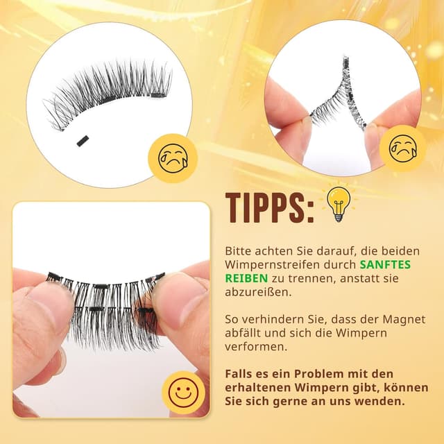 Thumbnail 6 de Magnetische Wimpern-Set QUEWEL mit Applikator – 2 Paar für natürlichen Look, ohne Kleber