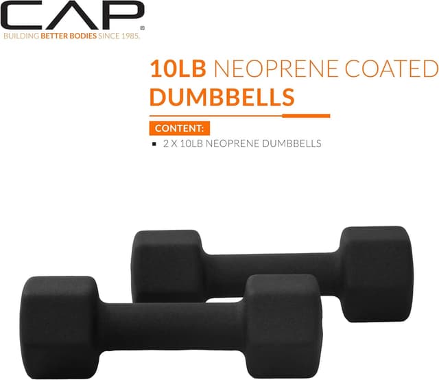 Thumbnail 1 de CAP Barbell Neoprene Dumbbell Set โ Various Colors ๐