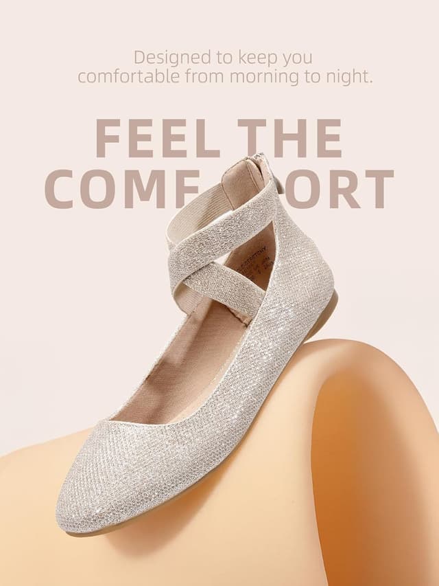 Detalle 2 de DREAM PAIRS Women's Strappy Flats đ