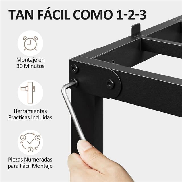 Thumbnail 6 de Yaheetech Bastidor de Cama Metálico 160x200 cm