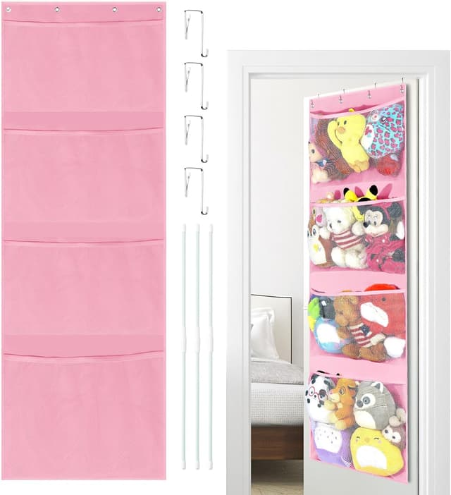 Imagen de VISATOR Teddy Hammock Door Storage for Stuffed Animals en OfertitasTOP