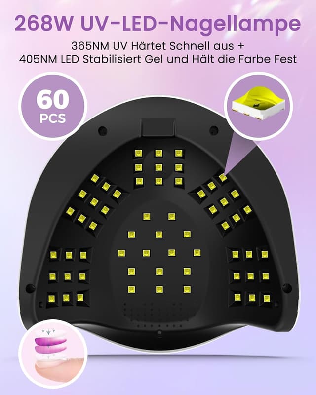 Detalle 2 de Nailgirls 268-W UV LED Nagellampe