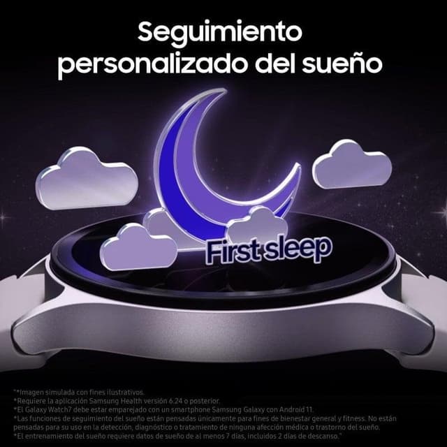 Detalle de Samsung Galaxy Watch7 40mm LTE Smartwatch Crema ☀