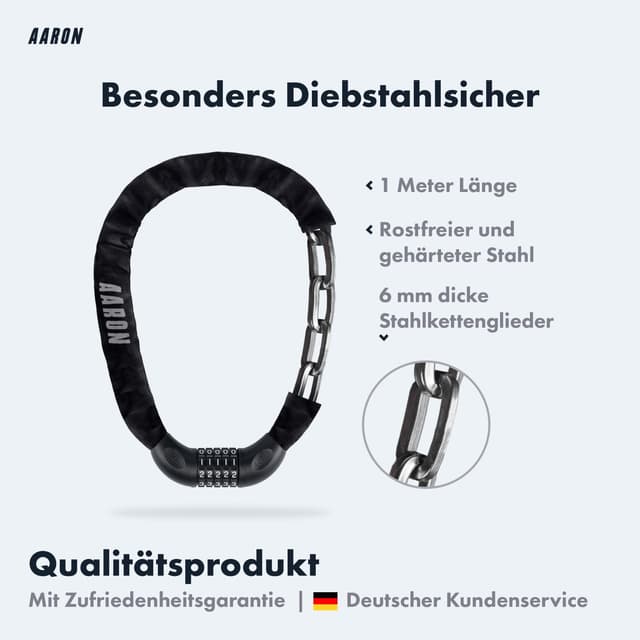 Detalle 2 de AARON Lock One Fahrradschloss 100 cm