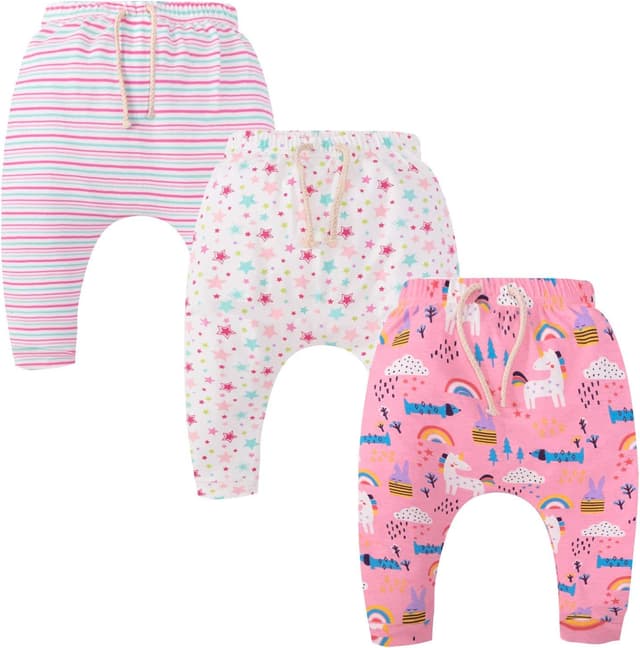 Detalle de 3 Pack harem pants for kids 100% cotton
