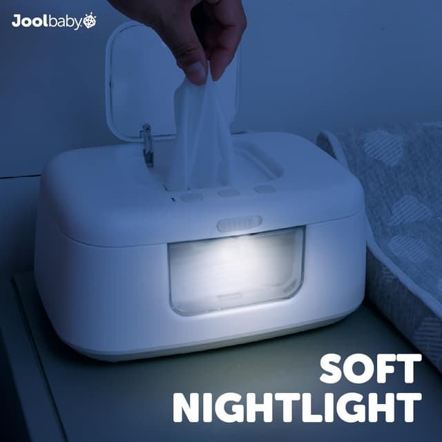 Detalle de Jool Baby TinyBums wipe warmer, 90 wipes