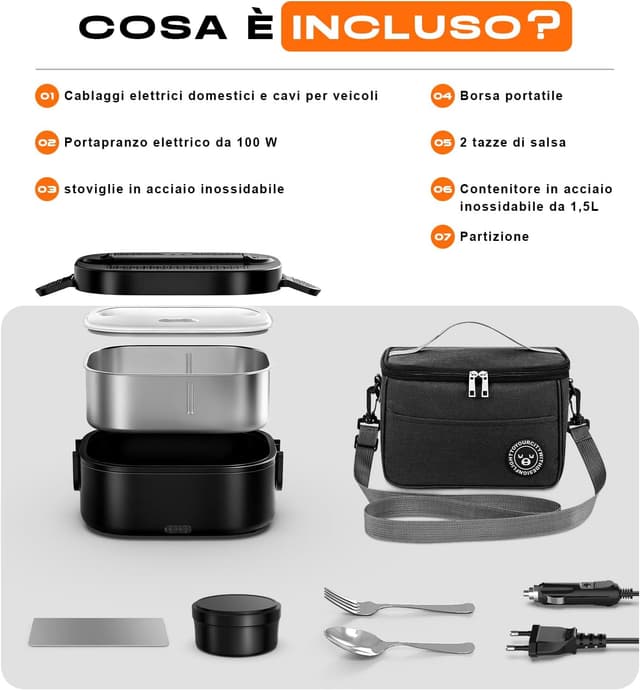 Thumbnail 3 de YEEFON Scaldavivande Elettrico Portatile 100W 1,5L