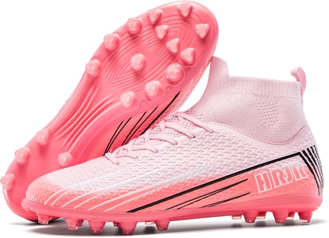 Thumbnail 6 de TUGONVAC Kids Soccer Cleats High-Top Training Football Cleats for Boys and Girls