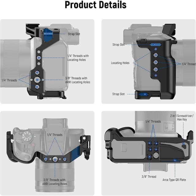 Detalle de NEEWER R50 Camera cage for R50