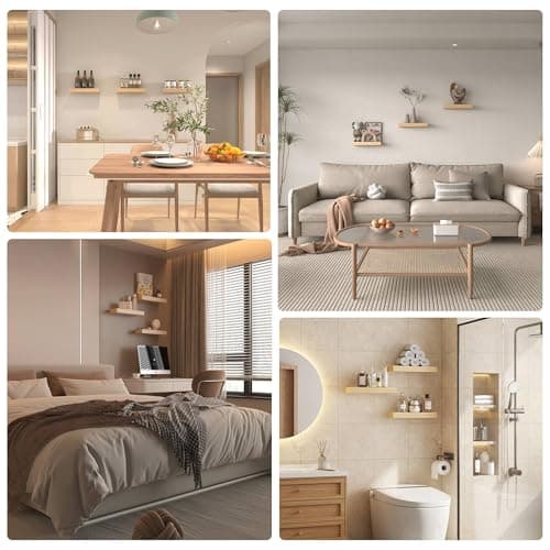 Detalle de Amazon Basics Estantes flotantes 40,13 cm