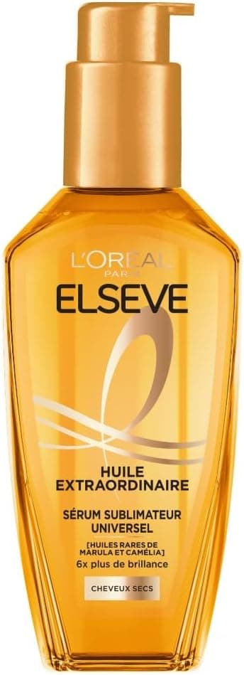Detalle de L’Oréal Paris Elseve Huile Extraordinaire — soin nourrissant multi-usages sans rinçage (100 ml)