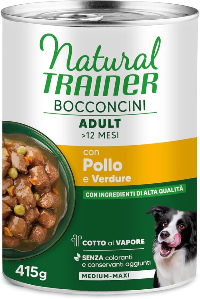 Thumbnail 5 de Trainer Bocconcini Agnello 12x415g per Cani