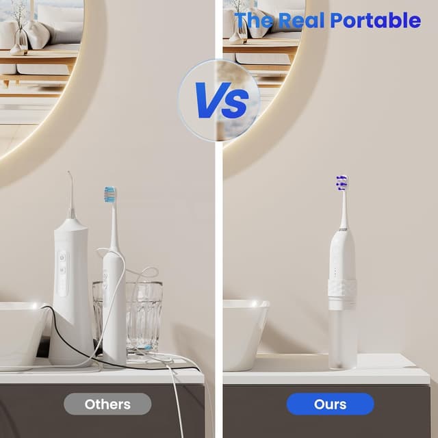 Thumbnail 6 de UNINGOPI 2-in-1 Electric Toothbrush 25-Day Battery