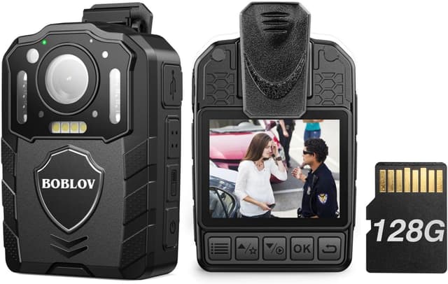 Detalle de BOBLOV KJ25 128GB body camera