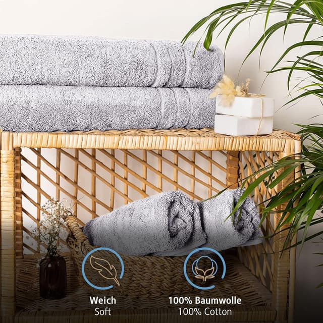 Thumbnail 1 de Serviette de sauna Komfortec 100 x 200 cm ⚙