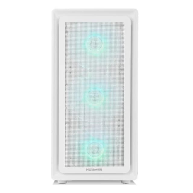 Thumbnail 2 de NOX Hummer AERO Blanca ARGB ATX