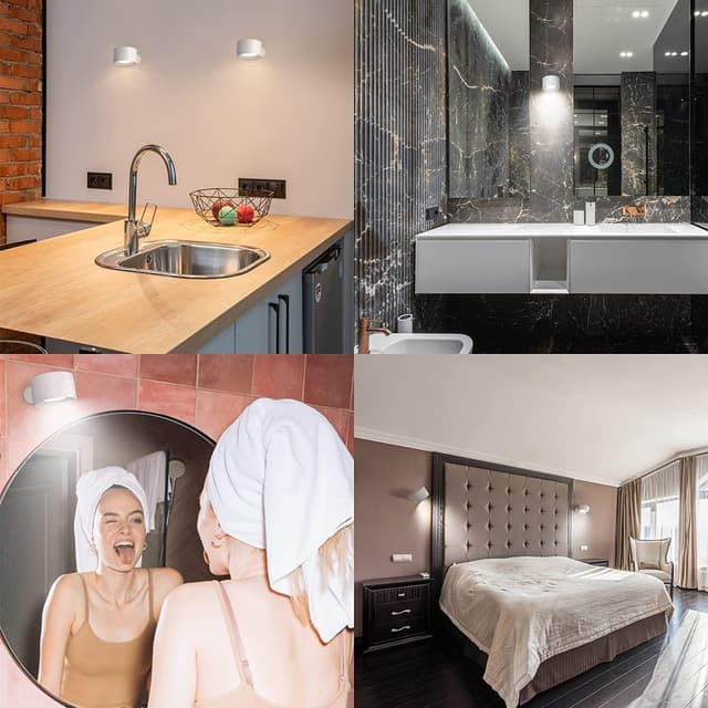 Thumbnail 4 de Feallive LED Wandlampe, 3 Helligkeitsstufen ⚙