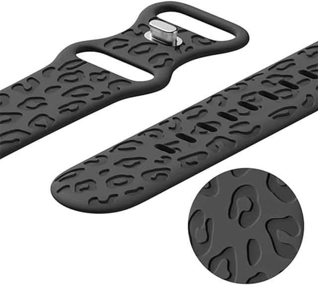 Detalle de 20mm Leopard TPU Silicone Watch Strap for Samsung Galaxy Watch (6 Classic/7/Watch 5 Pro/4/FE) and more