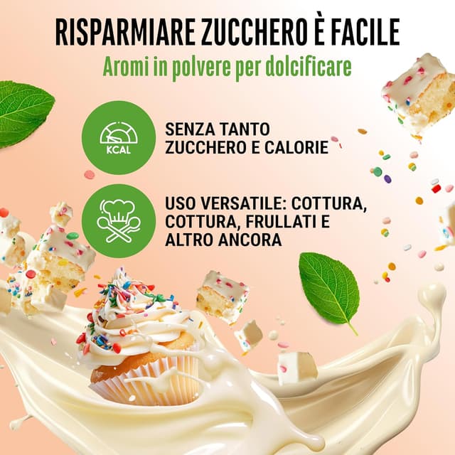 Detalle de Vit4ever Flavor Craft Polvere di Aromi Vaniglia 250 g