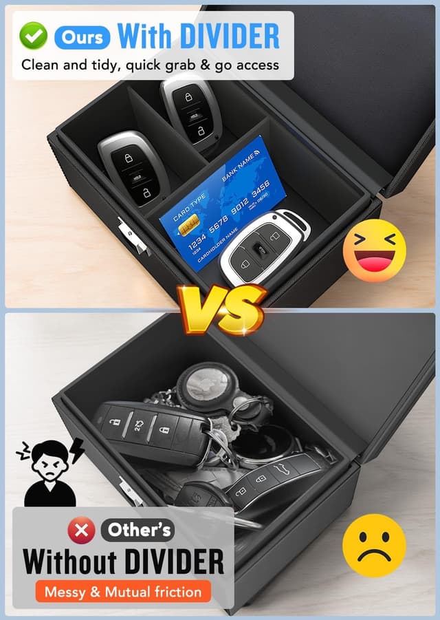 Detalle 1 de 2025 Keyless Go Schutz Autoschlüssel Box 22x14x11cm