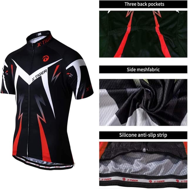 Detalle 2 de X-TIGER Ciclismo Uomo 5D Gel: salopette pantaloncini imbottiti con cuscinetto gel