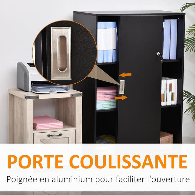 Detalle 1 de HOMCOM armoire de bureau 120H cm