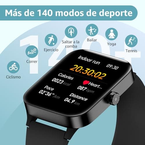 Thumbnail 4 de Montre connectée homme femme 1,95"