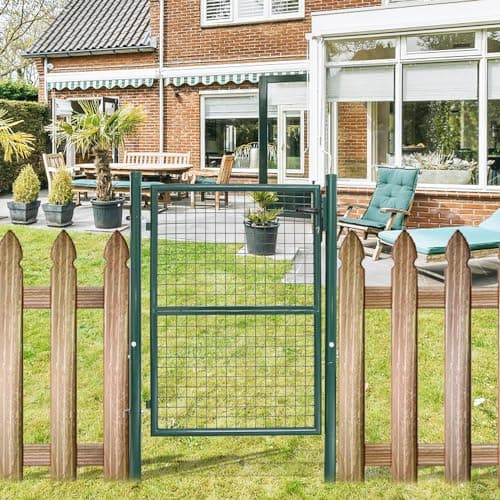 Thumbnail 6 de Ollewiellan Puerta de jardín metálica 125x100 cm